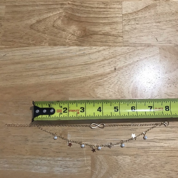 Infinity/star/pearl double-layered anklet - Picture 5 of 7